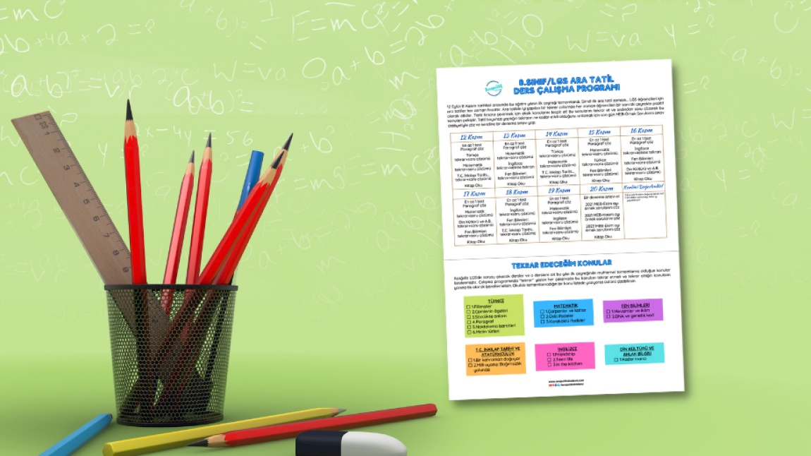 HEDEF LGS  TATİL KAMP PROGRAMI