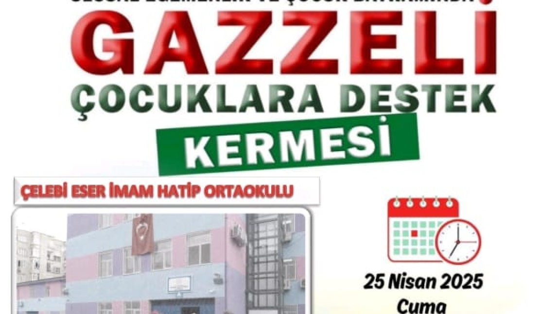 OKULUMUZDA KERMES ETKİNLİĞİ